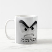Mug Chaos & Sourcils, Ajouter un nom Message Visage Ex (Gauche)