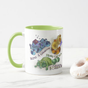 Mug Chaotic Trash Gremlin, ratons laveurs endormis
