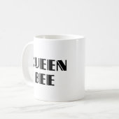 Mug Chapeau de camionnette Queen bee magnet camionneur (Devant gauche)