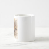 Mug Chapeau de cowboy rustique d'automne avec fleurs (Centre)
