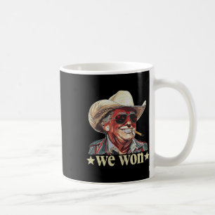 Mug Chapeau de cowboy Trump occidental Nous avons gagn