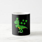Mug Chapeau de dinosaure de la Saint-Patrick Shamrock  (Centre)