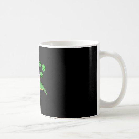 Mug Chapeau de dinosaure de la Saint-Patrick Shamrock  (Droite)