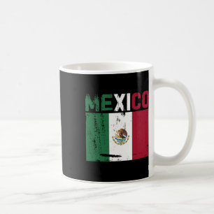 Mug Chapeau de fierté de drapeau mexicain vintage du M