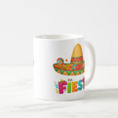 Mug Chapeau de Fiesta Vibrant & Lettres Décorées (Devant droit)