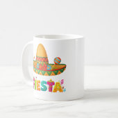 Mug Chapeau de Fiesta Vibrant & Lettres Décorées (Devant gauche)