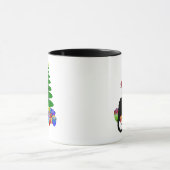 Mug Chapeau de Noël Le Chat Noir Noël (Centre)
