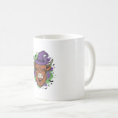 Mug Chapeau de sorcière de vache des Highlands Hallowe (Devant droit)
