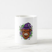 Mug Chapeau de sorcière de vache des Highlands Hallowe (Centre)