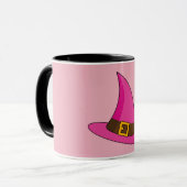Mug Chapeau de sorcière rose (Devant gauche)