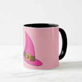 Mug Chapeau de sorcière rose (Devant droit)