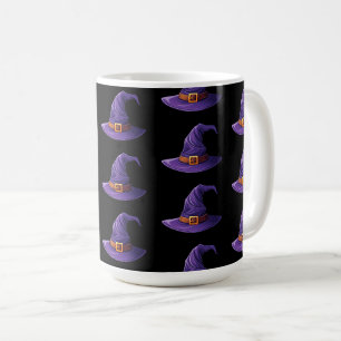 Mug chapeau de sorcière violet Halloween