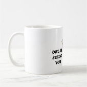 Mug Chapeau d'Halloween Hibou Vous Verra (Gauche)