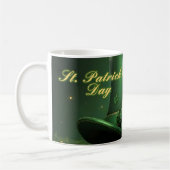 Mug Chapeau et motif de trèfle de la Saint-Patrick (Gauche)