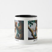 Mug Chapeau Haut de Forme Brun Steampunk Chouette Capr (Centre)
