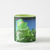 Mug Chapeau haut de forme vert & Bière verte - (Centre)