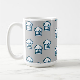 Mug Chapeaux blancs sur gris