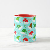 Mug Chapeaux et Sucres de canne de Noël (Centre)