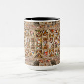 Mug Chapelle Sixtine Plafond par Michel-Ange (Centre)