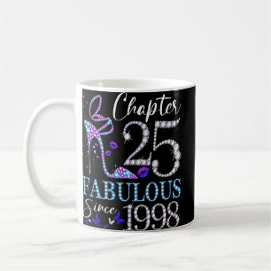 Mug Chapitre 25 Fabuleux depuis 1998 25e anniversaire