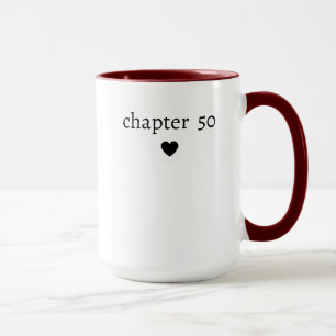 Mug Chapitre 50 Personnalisé 50e Anniversaire d'or