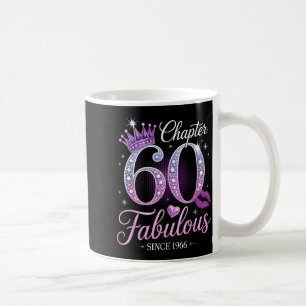 Mug Chapitre 60 Fabuleux depuis 1966 Reine du 60e anni