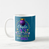 Mug Chapter 43 Since 1983 Purple Disco Ball 43rd Birth (Gauche)