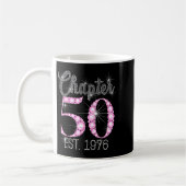 Mug Chapter 50 Est 1976 Happy 50th Birthday Gift  (Gauche)