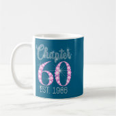 Mug Chapter 60 Est 1966 Happy 60th Birthday Gift  (Gauche)