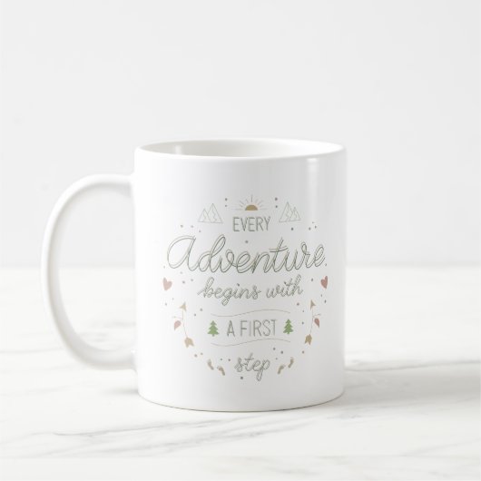 Mug chaque aventure une première étape (Gauche)