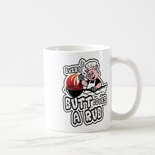 Mug Chaque Beurre Aime Un Fumeur De Viande Fruit (Droite)