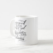 Mug Chaque Bonne Et Parfaite Fille Vient De L'Indiana (Devant gauche)