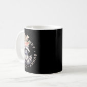 Mug Chaque compte de lapin - Autocollant Raccoon (Devant gauche)