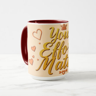 Mug Chaque Effort Compte | Lieu de Travail Moderne