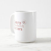 Mug Chaque élève compte (Devant gauche)