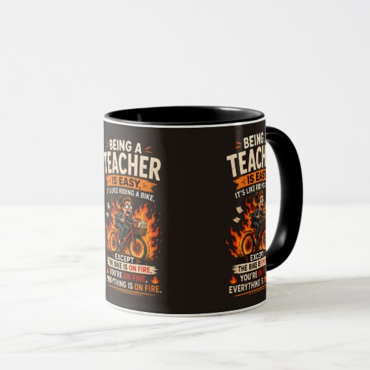 Mug Chaque enseignant comprendra ceci 😂🔥 (Devant droit)
