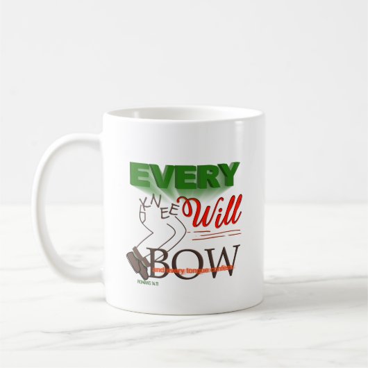 Mug Chaque genou Bow-Romains 14:11 (Gauche)