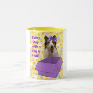 Mug Chaque jour avec un chien est un cadeau