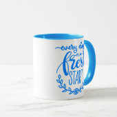 Mug Chaque Jour Est Un Nouveau Départ (Devant droit)