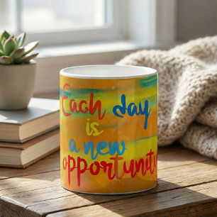 Mug Chaque Jour Est Une Nouvelle Citation De Calligrap
