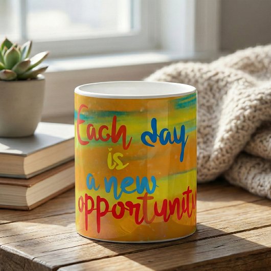 Mug Chaque Jour Est Une Nouvelle Citation De Calligrap
