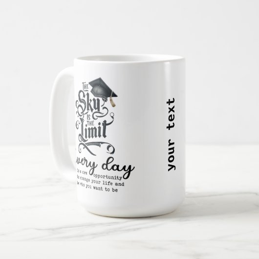 Mug Chaque jour est une nouvelle opportunité (Devant gauche)