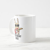 Mug Chaque Lapin Rock Drôle Animal Rabbit Pun (Devant gauche)
