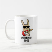 Mug Chaque Lapin Rock Drôle Animal Rabbit Pun (Gauche)