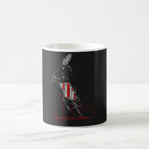 Mug Chaque Point Compte Typographie Tennis
