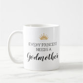 Mug Chaque Princesse A Besoin D'Une Godmère Avec Photo (Gauche)