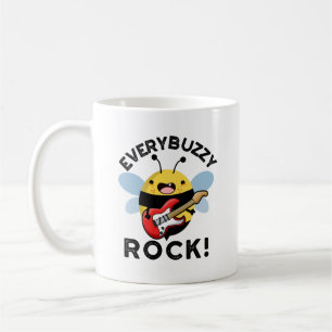 Mug Chaque Rock Buzzy Funny Musique Bee Pun