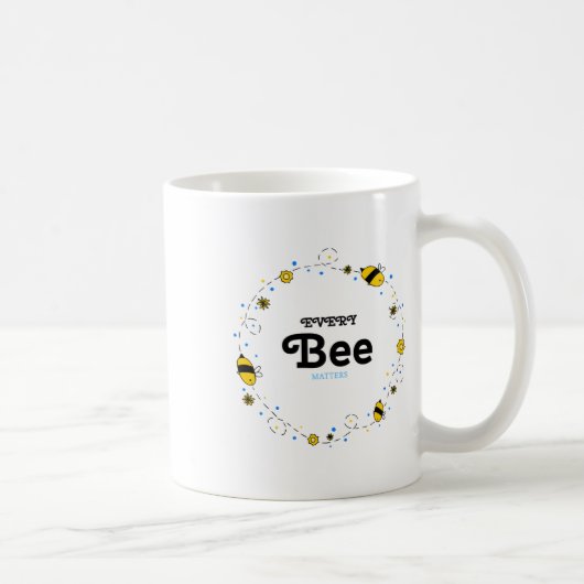 Mug Chaque Sticker Bee S (Droite)