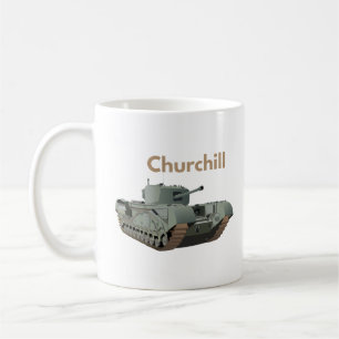 Mug Char britannique Churchill 2ÈME GUERRE MONDIALE
