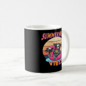 Mug Char de Flamant rose Summerween Vibes Grim Reaper (Devant droit)